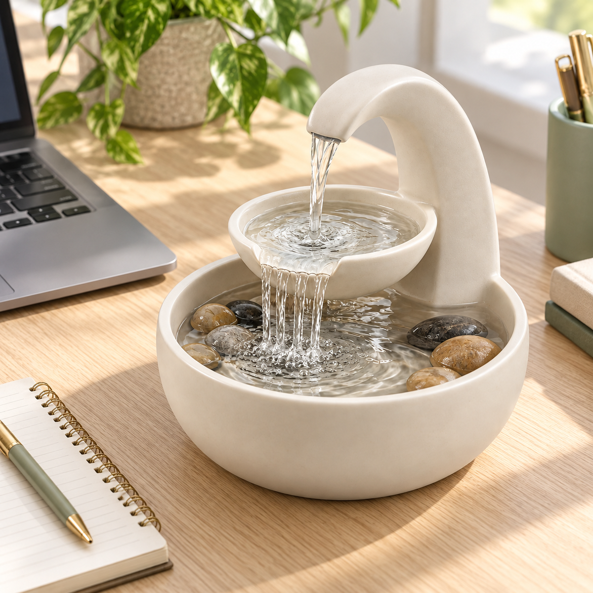Minimalist Tabletop Water Fountain