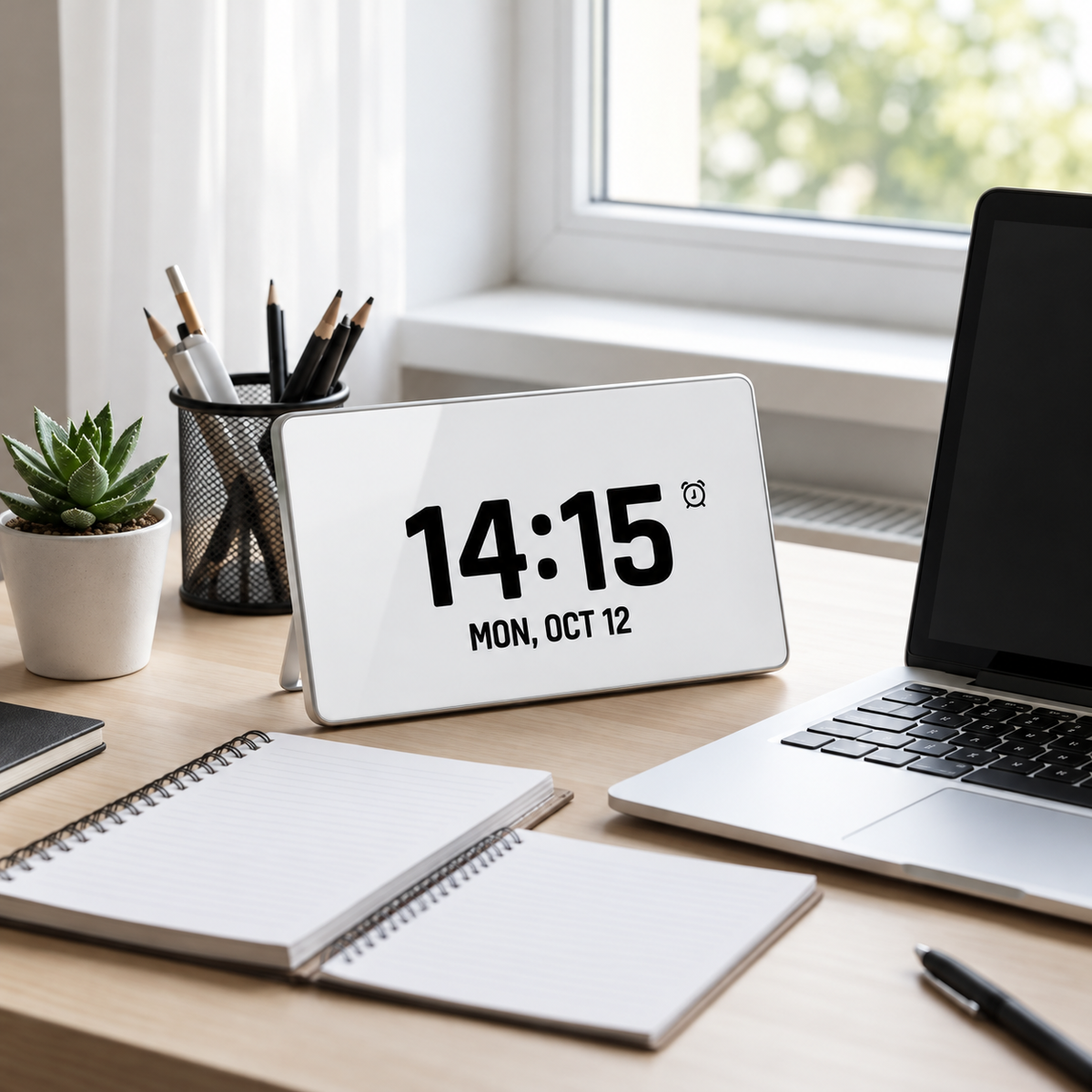 Minimalist Digital Alarm Clock