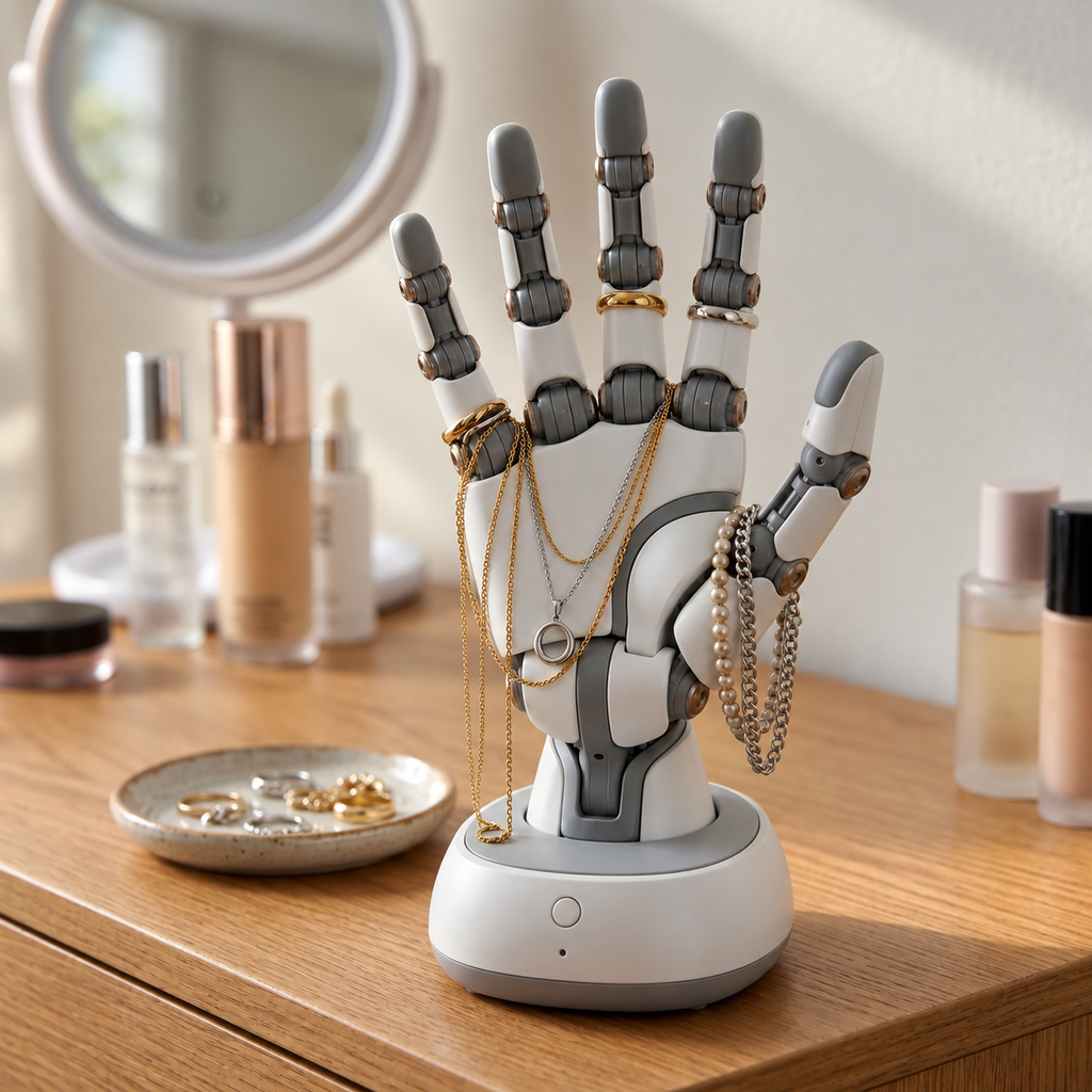 Articulated Robot Hand Phone Holder