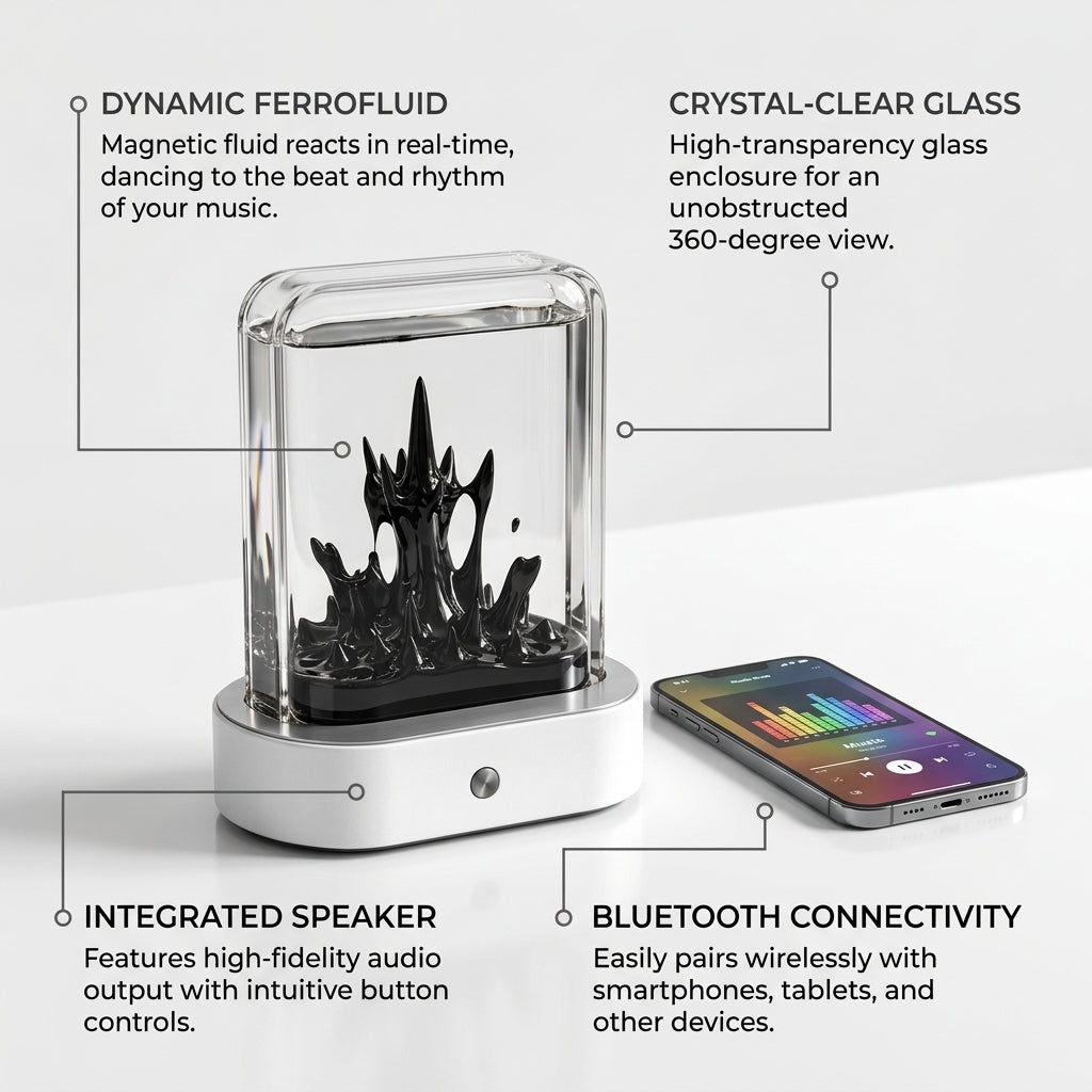 Magnetic Ferrofluid Visualizer