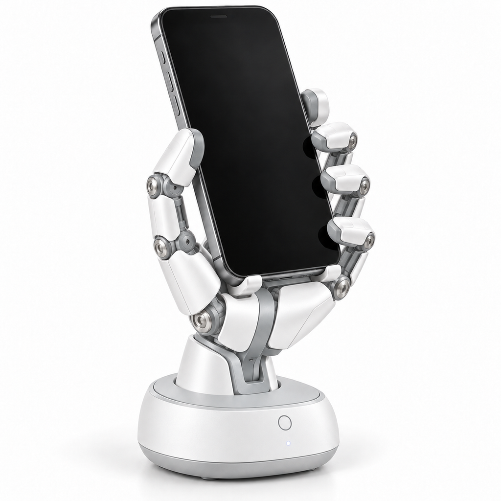 Articulated Robot Hand Phone Holder