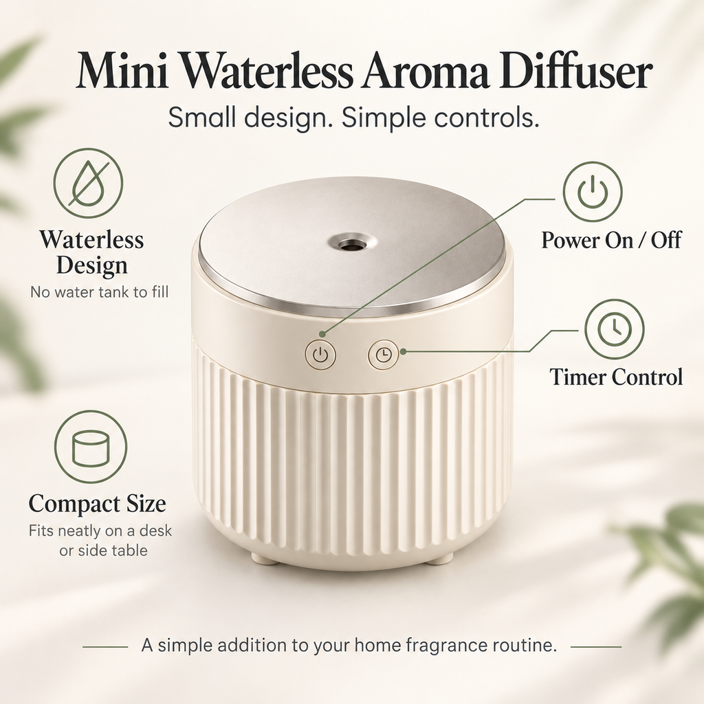 Mini Waterless Essential Oil Diffuser