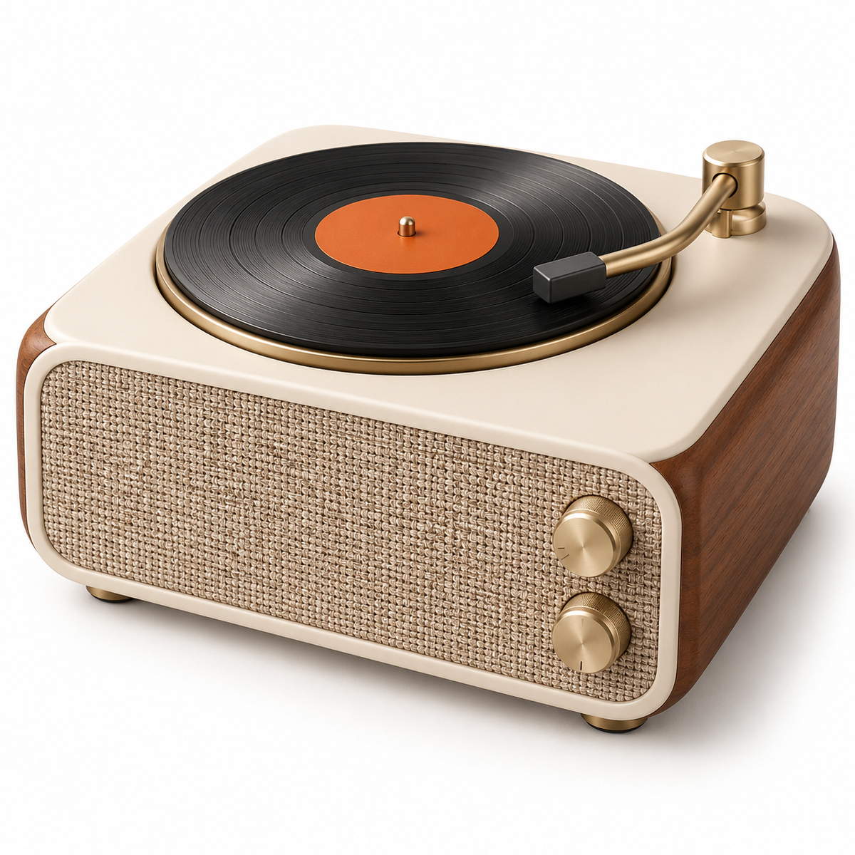 Mini Vinyl Record Bluetooth Speaker
