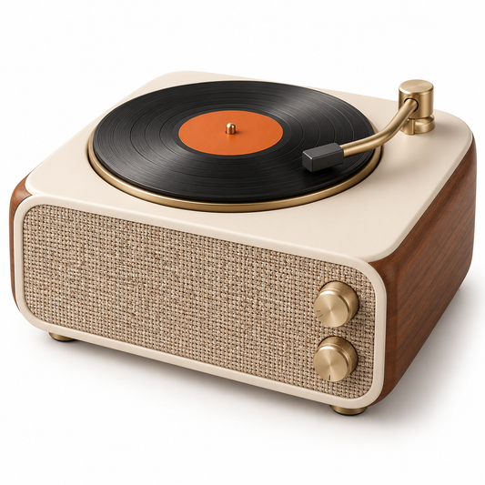 Mini Vinyl Record Bluetooth Speaker